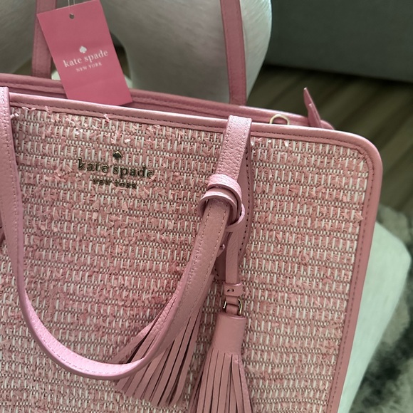 Kate Spade Pink Textured Tote - Picture 2 of 7